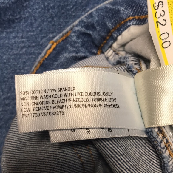 🐠Universal Thread High Rise 90’s Straight Classic Blue Women's Jeans Sz 0 | NWOT - Picture 8 of 8